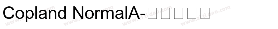 Copland NormalA字体转换